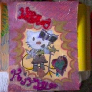 Hello kitty painting